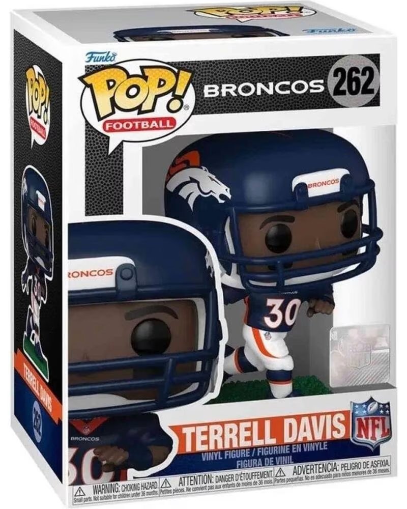 FUNKO FIGURINE DE COLLECTION TERRELL DAVIS BRONCOS 262 FK79699 MULTICOLOR