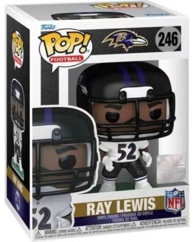 FUNKO FIGURINE DE COLLECTION POP! NFL RAY LEWIS BALTIMORE RAVENS FK79588 MULTICOLORE MULTICOLOR