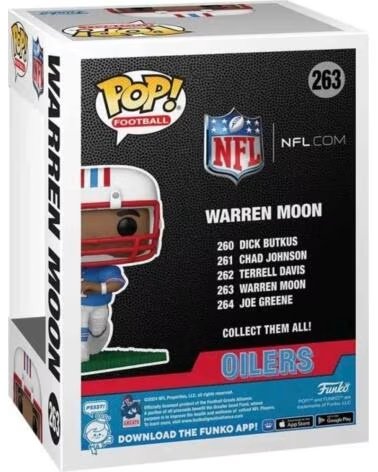 FUNKO FIGURA COLECIONÁVEL FK79701 WARREN MOON NFL OILERS MULTICOR MULTICOLOR