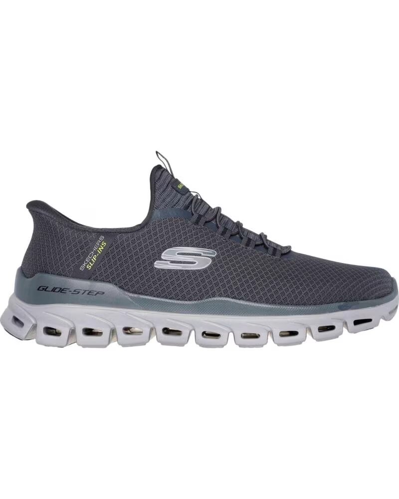 SKECHERS SAPATILHAS 233010-CHAR HOMEM CINZENTO CHAR