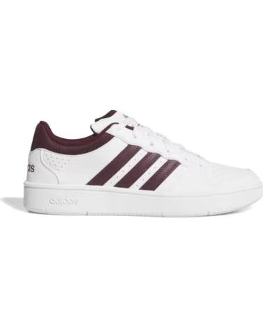 ADIDAS SAPATILHAS HOOPS CLASSIC FTWWHT-MAROON-FTWWHT