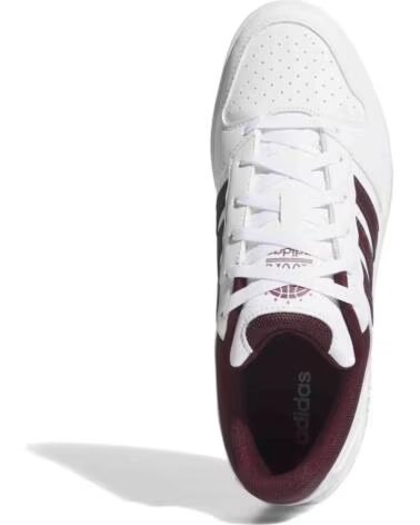 ADIDAS SAPATILHAS HOOPS CLASSIC FTWWHT-MAROON-FTWWHT