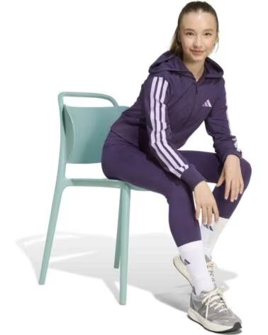 CHÁNDAL COMPLETO ADIDAS JY4985 MORADO NIÑAS BLACK