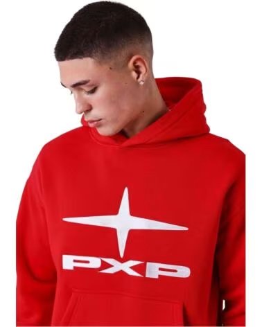PROJECT X PARIS SWEAT-SHIRT À CAPUCHE POLARIS 2522176 HOMME ROUGE ROJO