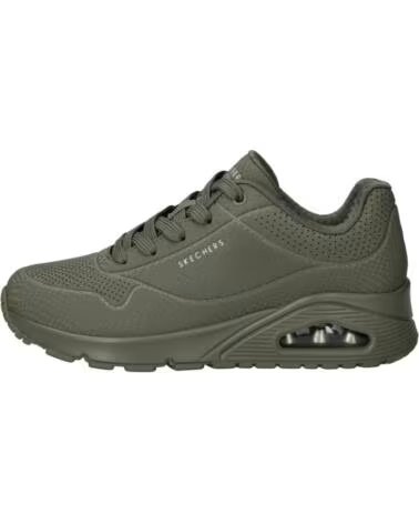 SKECHERS SCARPE 177861-OLV OLIVE REFLECTIVE SNAKE PRINTED DURABUCK