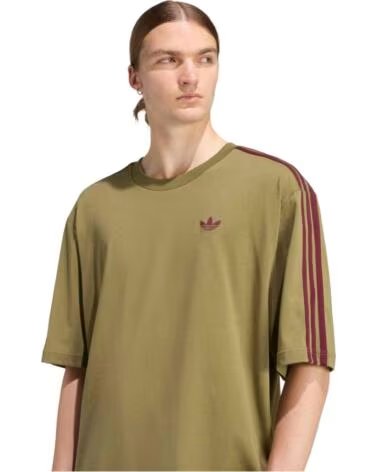 ADIDAS T-SHIRT A MANICA CORTA 124-15533826867544 MARRONE DA UOMO