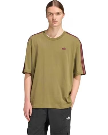 ADIDAS T-SHIRT A MANICA CORTA 124-15533826867544 MARRONE DA UOMO