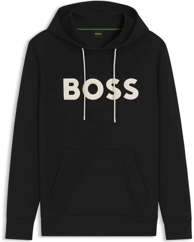 BOSS FELPA CON CAPPUCCIO 052103100005 UOMO BLACK
