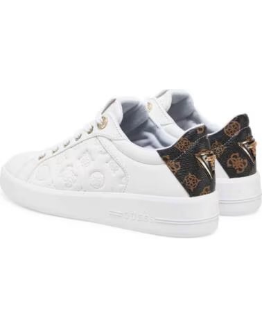 GUESS SNEAKERS 050003200002 DA DONNA WHITE BROWN