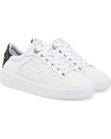 GUESS SNEAKERS 050003200002 DA DONNA WHITE BROWN