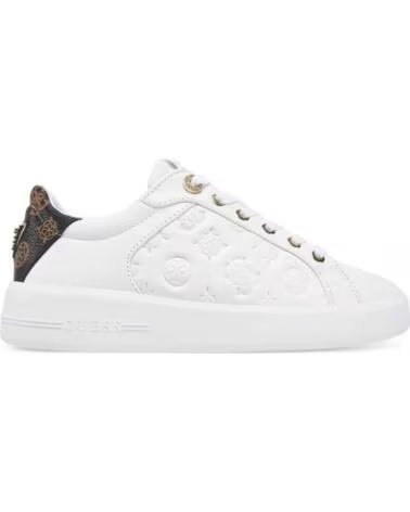 GUESS SNEAKERS 050003200002 DA DONNA WHITE BROWN