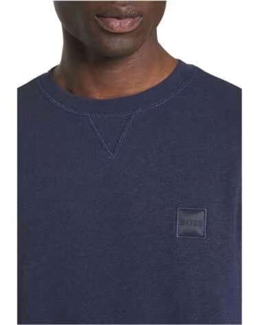 BOSS SWEAT-SHIRT 232100100006 BLEU HOMME PEACH