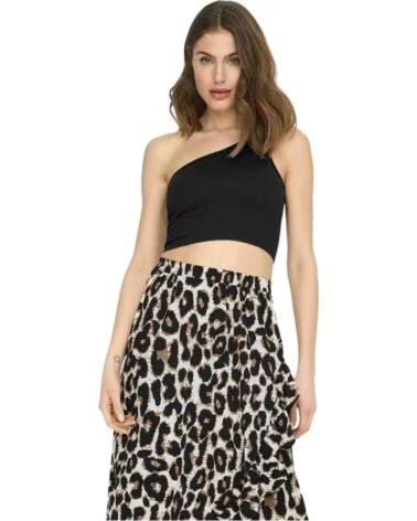 ONLY TOP ASIMMETRICO 501700100046 NEGRO