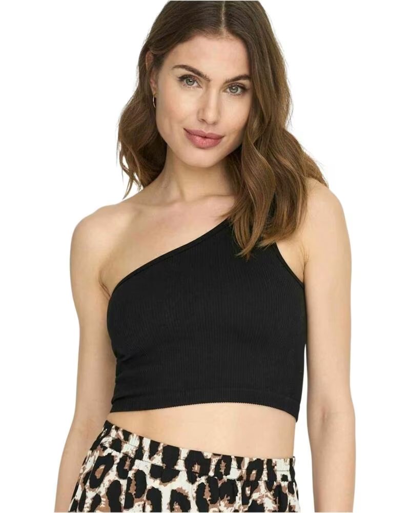 ONLY TOP ASIMMETRICO 501700100046 NEGRO