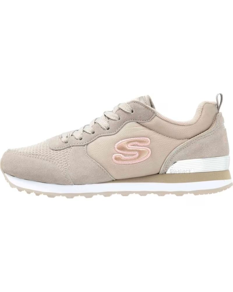 SKECHERS SNEAKERS 590500100042 DA DONNA IN BEIGE