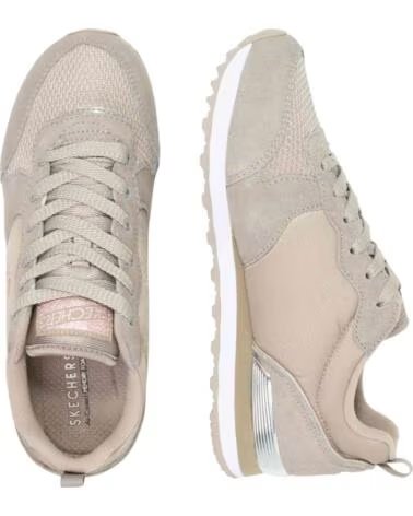 SKECHERS SNEAKERS 590500100042 DA DONNA IN BEIGE