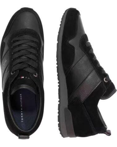 TOMMY HILFIGER BASKETS 610500100017 POUR HOMME NEGRO