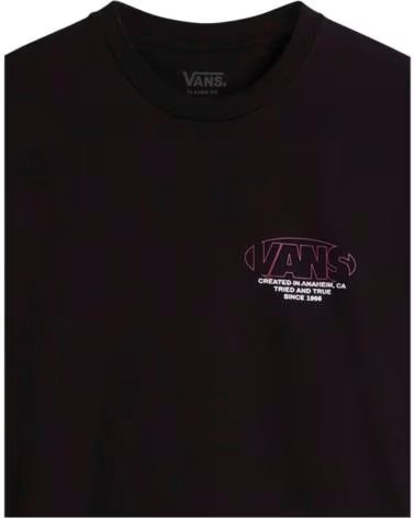 MAGLIETTA A MANICHE CORTE VANS 660303200002 BLACK