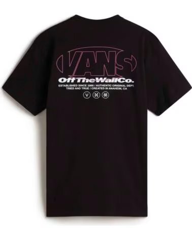 MAGLIETTA A MANICHE CORTE VANS 660303200002 BLACK