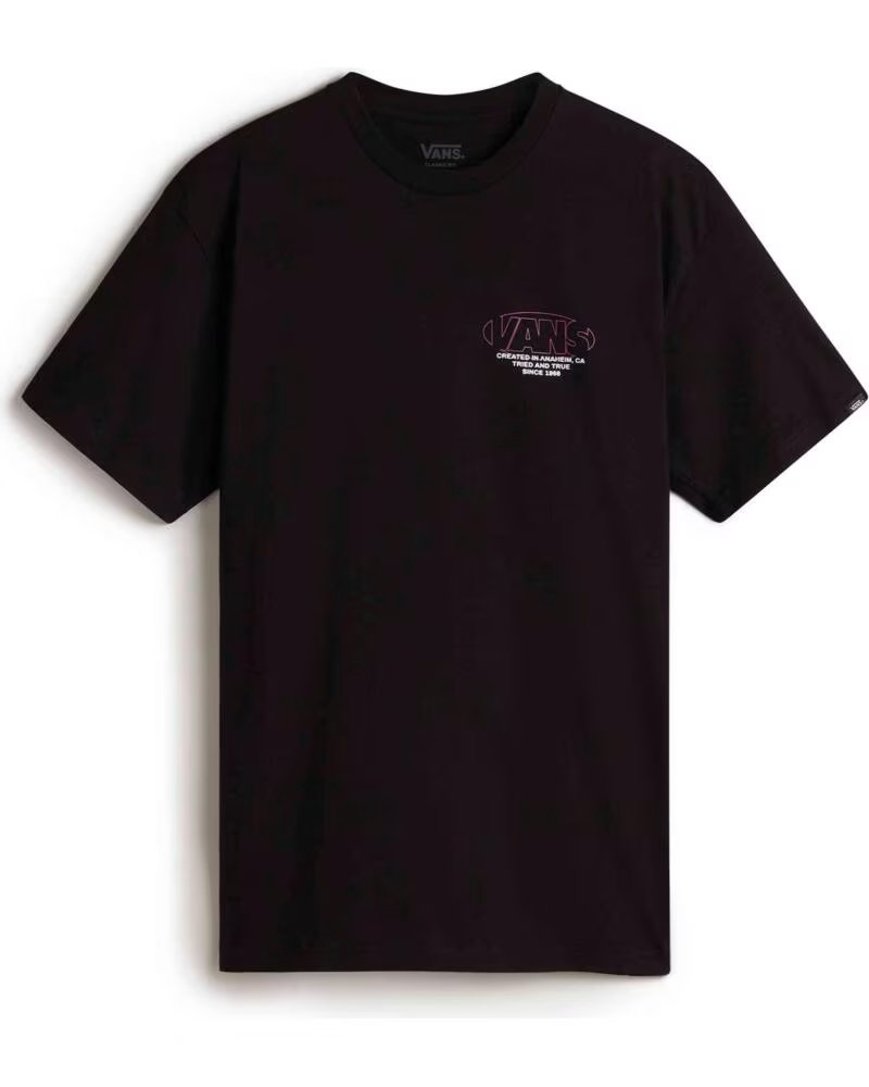 MAGLIETTA A MANICHE CORTE VANS 660303200002 BLACK