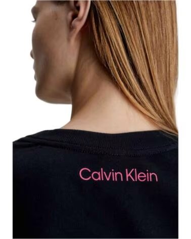 CALVIN KLEIN SWEAT-SHIRT 062100100002 NOIR FUCHSIA HOMME FUXCIA
