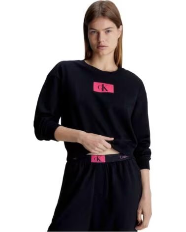 CALVIN KLEIN SWEAT-SHIRT 062100100002 NOIR FUCHSIA HOMME FUXCIA