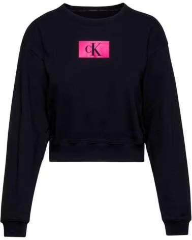 CALVIN KLEIN SWEAT-SHIRT 062100100002 NOIR FUCHSIA HOMME FUXCIA
