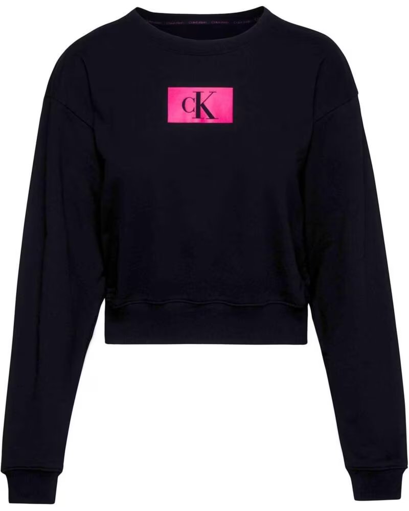 CALVIN KLEIN SWEAT-SHIRT 062100100002 NOIR FUCHSIA HOMME FUXCIA