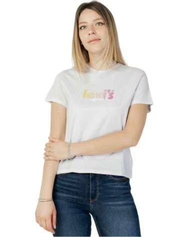 LEVI´S T-SHIRT DE MANGA CURTA 300300100039 MULHER CELESTE
