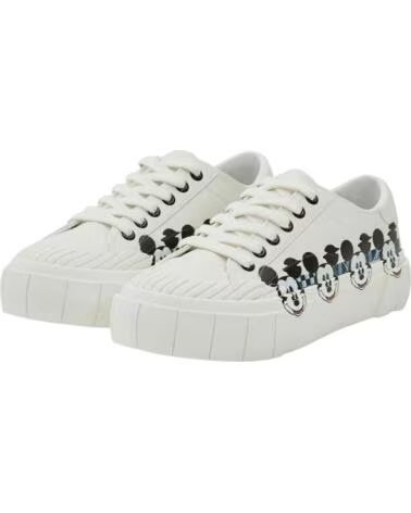 DESIGUAL TÉNIS FEMININOS DESIG0500113 BRANCOS COM ESTAMPADO MICKEY MOUSE BLANCO