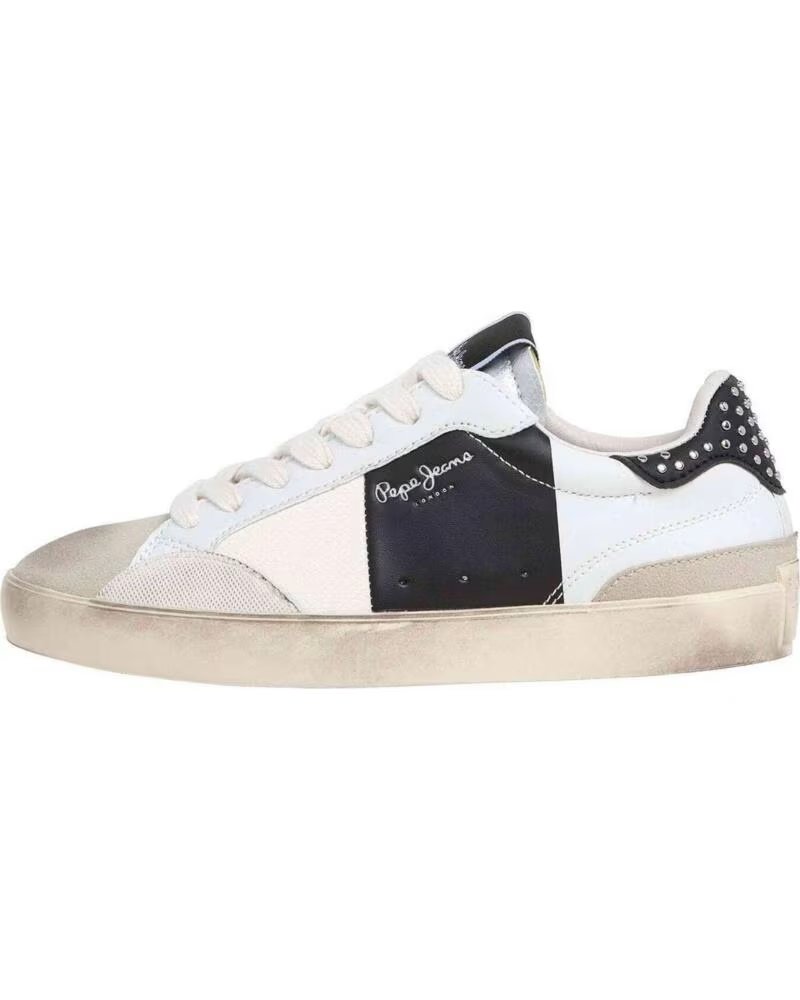 PEPE JEANS SCARPE SNEAKER 091-PGS300001 DONNA BIANCO 800 WHITE