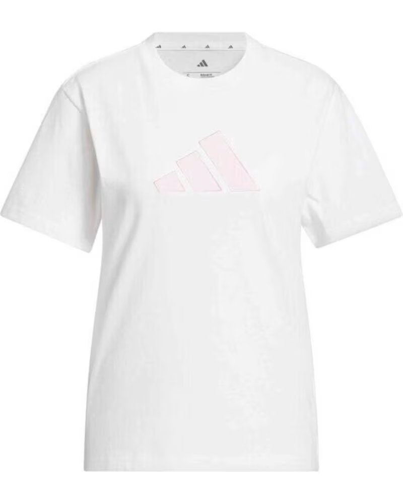 ADIDAS Camiseta De Manga Corta W Sc Gingham T en blanco para mujer WHITE