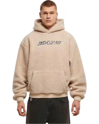 KARL KANI FELPA CON CAPPUCCIO PD00007583 BEIGE UOMO