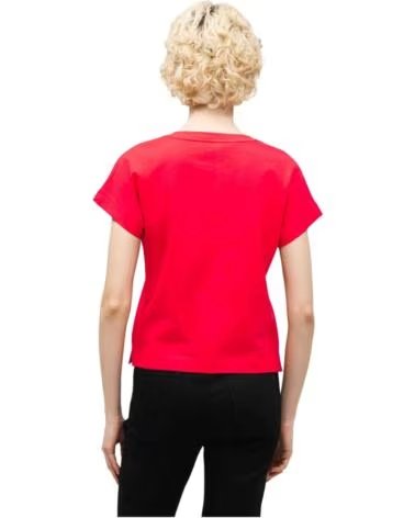 ONLY T-SHIRT MANICA CORTA ERICA ROJO