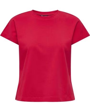 ONLY T-SHIRT MANICA CORTA ERICA ROJO
