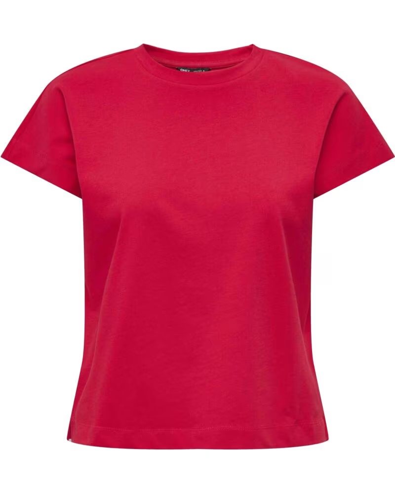 ONLY T-SHIRT MANICA CORTA ERICA ROJO