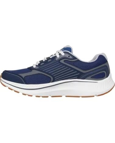 SKECHERS SNEAKER GO RUN CONSISTENT 20 NAVY LEATHER-TEXTILE HERREN