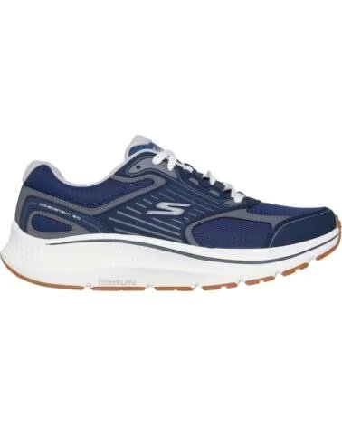 SKECHERS SNEAKER GO RUN CONSISTENT 20 NAVY LEATHER-TEXTILE HERREN