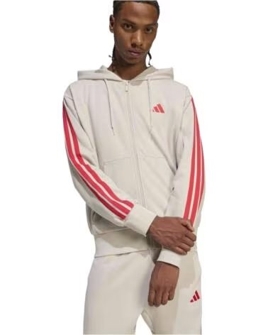 ADIDAS FELPA CON CAPPUCCIO KD4902 BEIGE DA UOMO WONALU-PURRUB