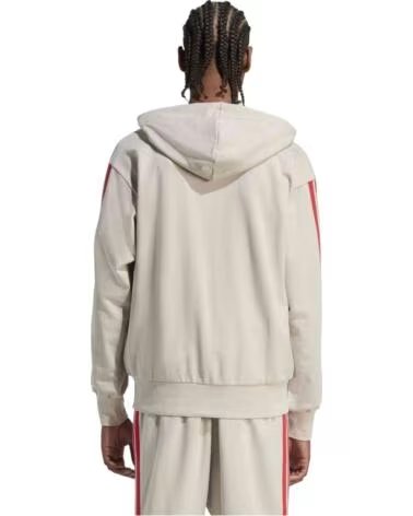 ADIDAS FELPA CON CAPPUCCIO KD4902 BEIGE DA UOMO WONALU-PURRUB