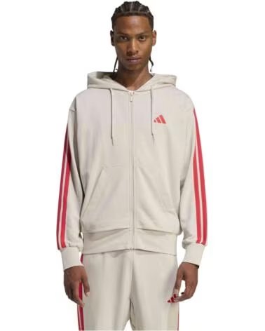 ADIDAS FELPA CON CAPPUCCIO KD4902 BEIGE DA UOMO WONALU-PURRUB
