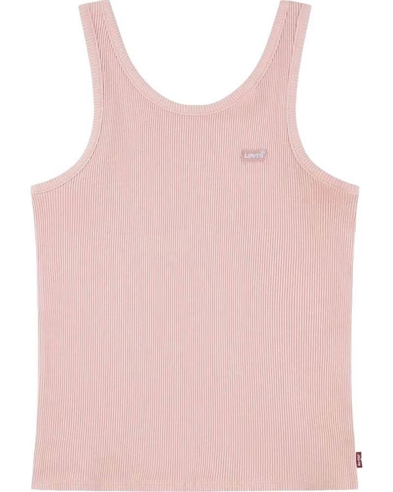 LEVIS Camiseta Nina Tirantes 4Ek116-A0F ROSA OSCURO