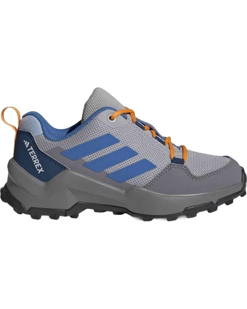 ZAPATILLAS DE TREKKING ADIDAS TERREX AX4R UNISEX INFANTIL GRIS Y AZUL