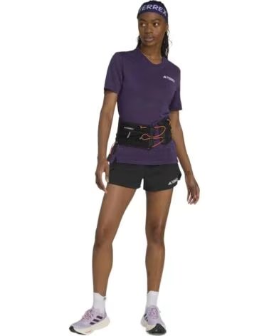 ADIDAS CAMISETA DE MANGA CURTA JN3877 ROXO MULHER