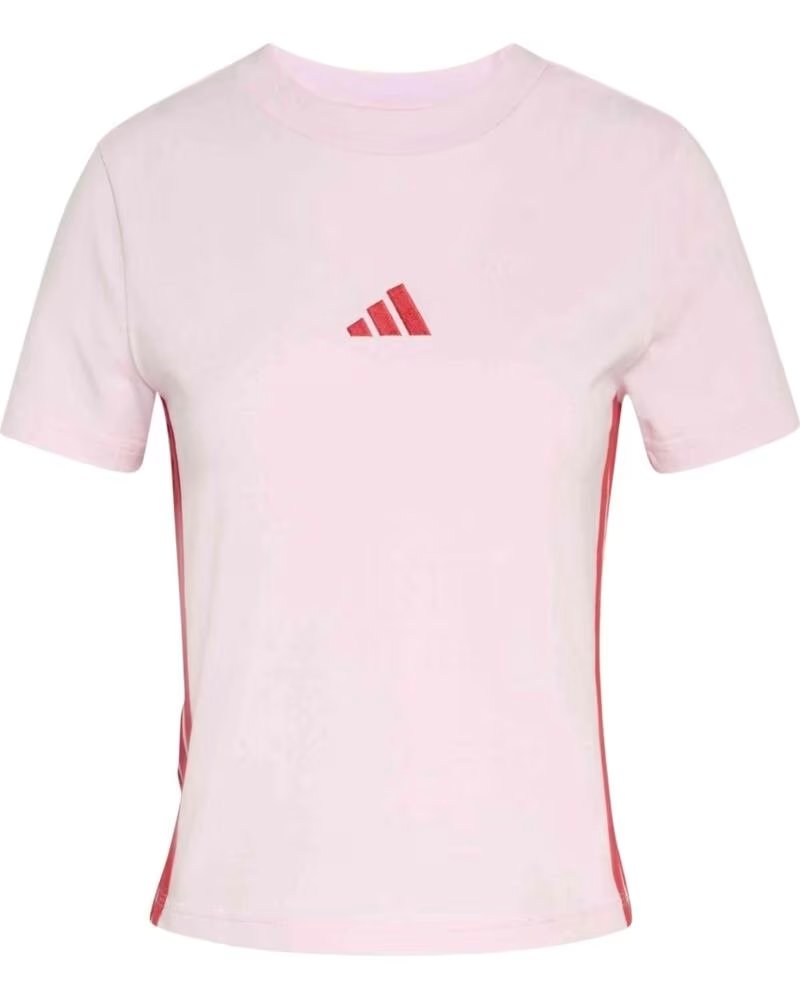 ADIDAS T-SHIRT MANGA CURTA ESSENTIALS SLIM BABY 3-STRIPES MULHER MUJER