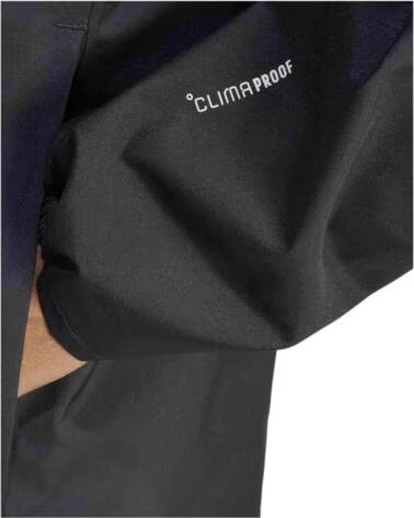 ADIDAS IMPERMEÁVEL CASACO COM CAPUZ MULTI ESSENTIALS 2L PRETO PURO MULHER MUJER