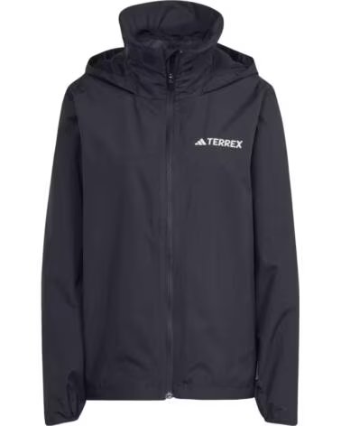 ADIDAS IMPERMEÁVEL CASACO COM CAPUZ MULTI ESSENTIALS 2L PRETO PURO MULHER MUJER