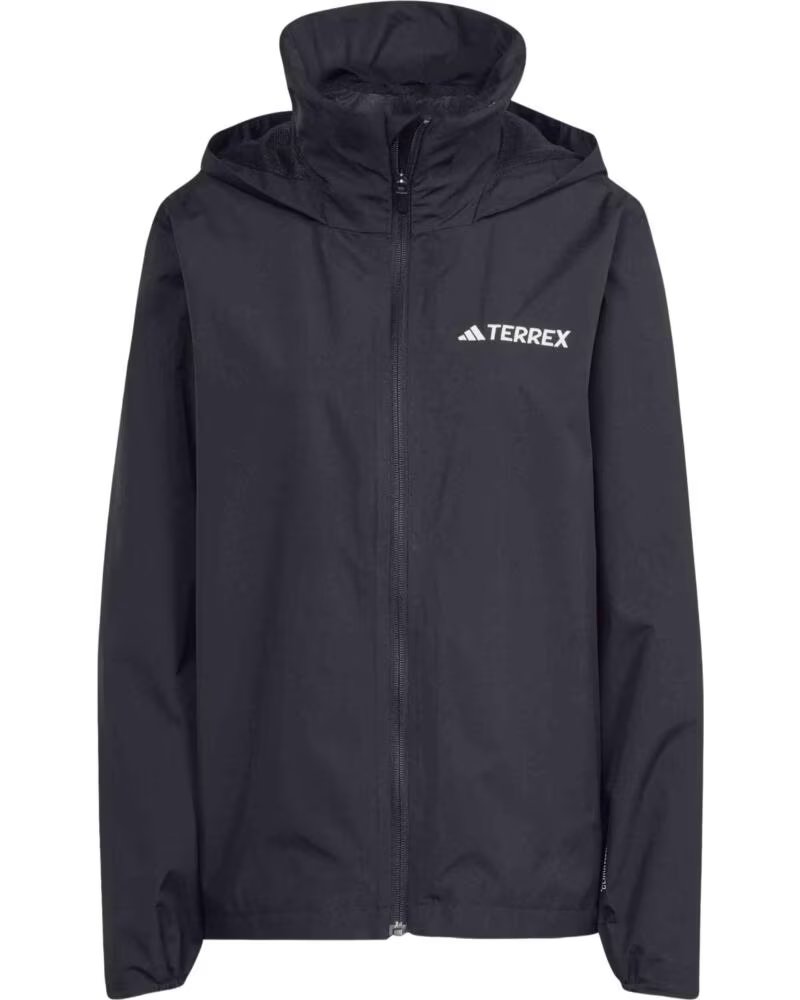 ADIDAS IMPERMEÁVEL CASACO COM CAPUZ MULTI ESSENTIALS 2L PRETO PURO MULHER MUJER