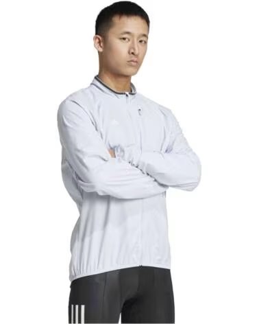 ADIDAS VESTE WIND RDY CYCLING HOMME BLEU CLAIR BLANC CYLCING