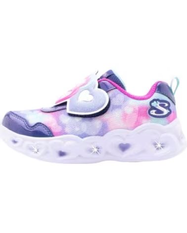 SKECHERS SNEAKER 302693N-NVHP KINDER UNISEX NAVY SPARKLE MESH HOT PINK MESH-HOT
